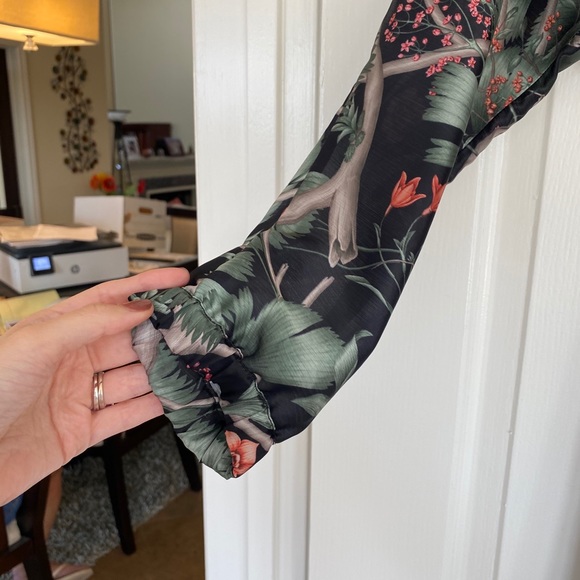 Johanna Ortiz x H&M green floral dress - Picture 5 of 8